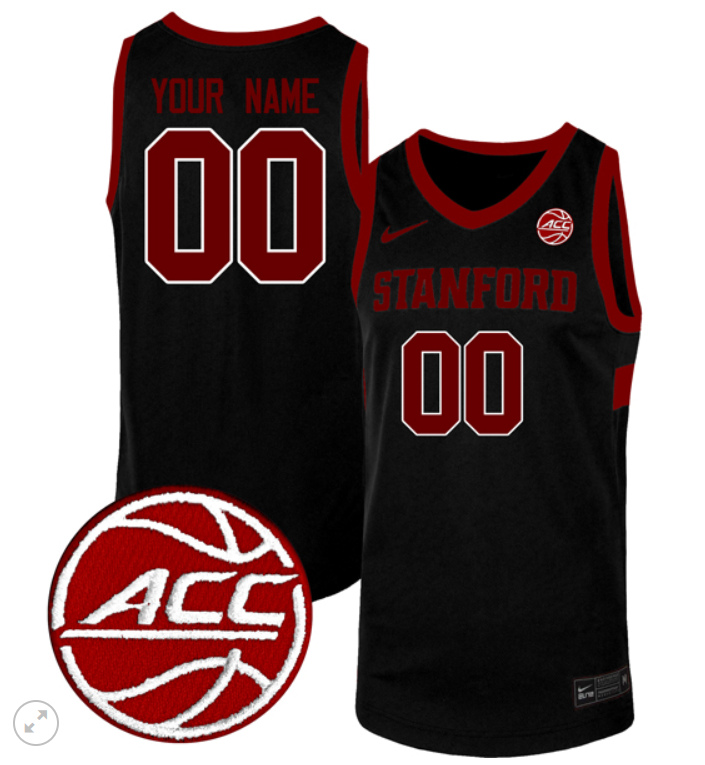 Custom Stanford Cardinal Jersey College Basketball Stiched - Image 2