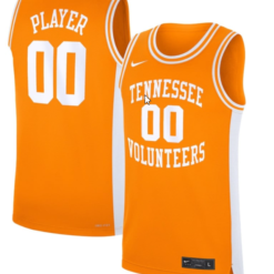 Custom Tennessee Volunteers Jersey Name, Number Basketball NIL Orange