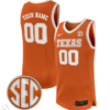 Custom Texas Longhorns Jersey College Basketball Stiched Game
