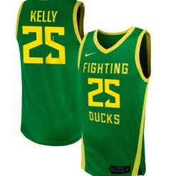 Deja Kelly Jersey #25 Oregon Ducks NIL Basketball Green