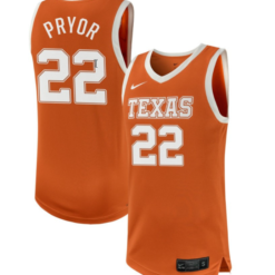 Devon Pryor Jersey #22 Texas Longhorns NIL Basketball Texas Orange