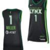 Diamond Miller Jersey Rebel Edition Minnesota Lynx College Basketball 2023 WNBA Draft Black #1