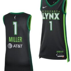 Diamond Miller Jersey Rebel Edition Minnesota Lynx College Basketball 2023 WNBA Draft Black #1