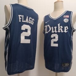 Duke Blue Devils #2 Cooper Flagg Jersey College Basketball Stiched Blue