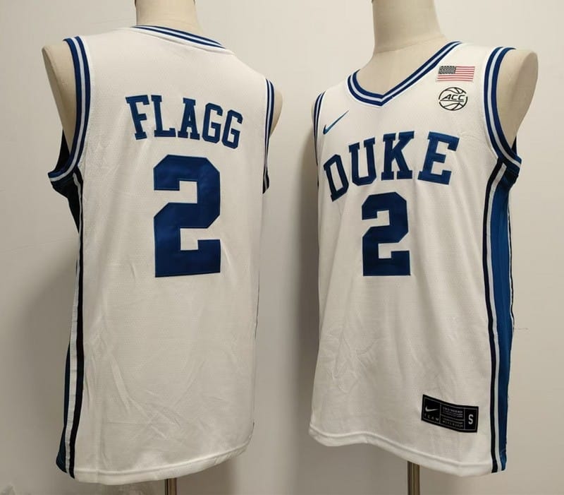 Duke Blue Devils #2 Cooper Flagg Jersey College Basketball Stiched White