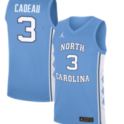 Elliot Cadeau Jersey #3 North Carolina Tar Heels Basketball Blue