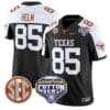 Gunnar Helm Jersey #85 Texas Longhorns Cotton Bowl Patch Alternate Football