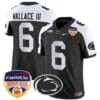 Harrison Wallace III Jersey #6 Penn State Orange Bowl Patch Alternate Football