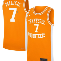 Igor Milicic Jersey #7 Tennessee Volunteers Basketball NIL Orange