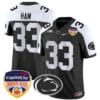 Jack Ham Jersey #33 Penn State Orange Bowl Patch Stitched Alternate Football