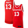 JWan Roberts Jersey #13 Houston Cougars Basketball Stiched Red