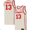 JWan Roberts Jersey #13 Houston Cougars Basketball Stiched White