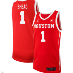 Jamal Shead Jersey #1 Houston Cougars College Basketball Stiched Black