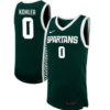 Jaxon Kohler Jersey #0 Michigan State Spartans NIL Basketball Green