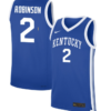 Jaxson Robinson Jersey #2 Kentucky Wildcats NIL Basketball Royal