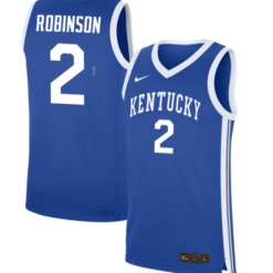 Jaxson Robinson Jersey #2 Kentucky Wildcats NIL Basketball Royal