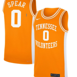 Jewel Spear Jersey #0 Tennessee Volunteers Basketball NIL Orange