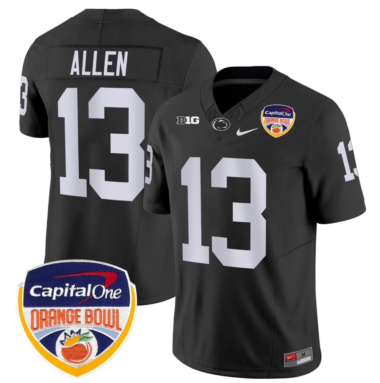 Kaytron Allen Jersey #13 Penn State Orange Bowl Patch Stitched Alternate Football - Image 5