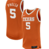 Laila Phelia Jersey #5 Texas Longhorns NIL Basketball Texas Orange