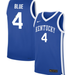 Lexi Blue Jersey #4 Kentucky Wildcats NIL Basketball Royal