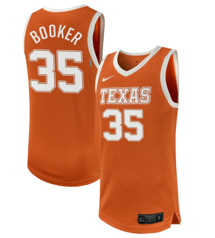 Madison Booker Jersey #35 Texas Longhorns NIL Basketball Texas Orange