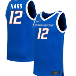 Mary Kay Naro Jersey #12 Boise State Broncos NIL Basketball Royal
