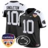 Nicholas Singleton Jersey #10 Penn State Orange Bowl Patch Alternate Football