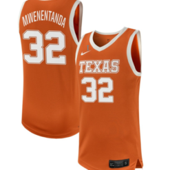 Ndjakalenga Mwenentanda Jersey #32 Texas Longhorns NIL Basketball Texas Orange