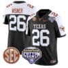 Quintrevion Wisner Jersey #26 Texas Longhorns Cotton Bowl Patch Alternate Football
