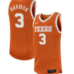 Rori Harmon Jersey #3 Texas Longhorns NIL Basketball Texas Orange