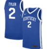 Saniah Tyler Jersey #2 Kentucky Wildcats NIL Basketball Royal