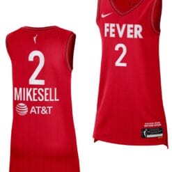 Taylor Mikesell Jersey Rebel Edition Indiana Fever College Basketball 2023 WNBA Draft Red #2