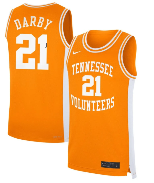 Tess Darby Jersey #21 Tennessee Volunteers Basketball NIL Orange