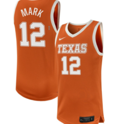 Tramon Mark Jersey #12 Texas Longhorns NIL Basketball Texas Orange