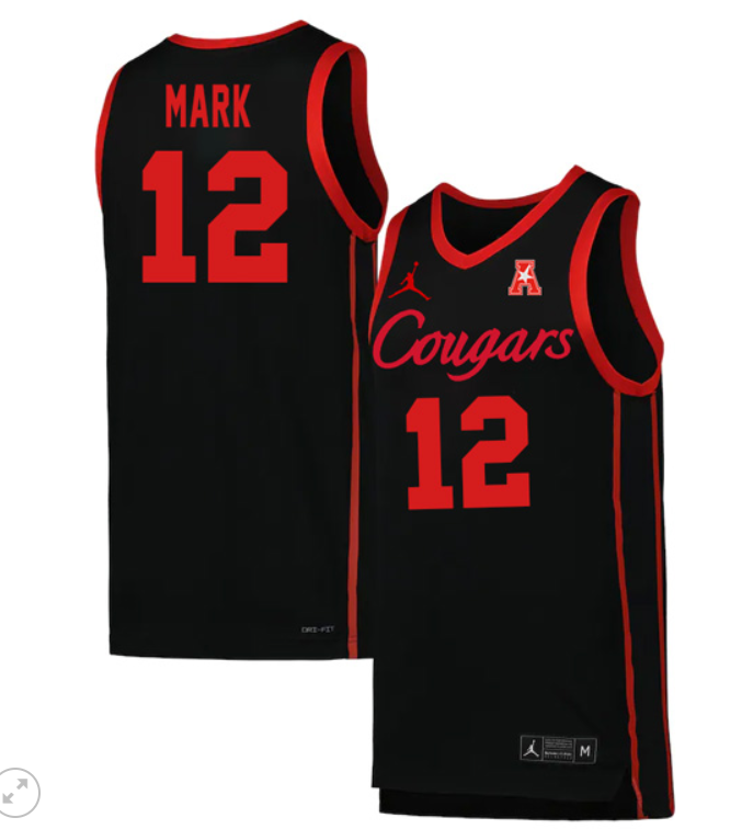Tramon Mark Jersey #2 Houston Cougars College Basketball Stiched Black