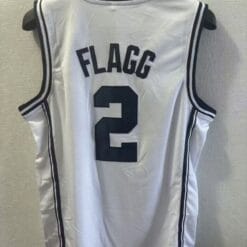Alternative view of Duke Blue Devils #2 Cooper Flagg Jersey College Basketball Embroidered White