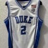 Duke Blue Devils #2 Cooper Flagg Jersey College Basketball Embroidered Blue White