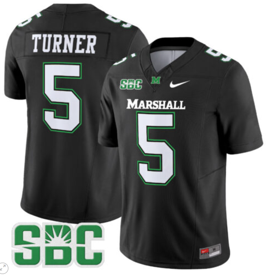 Jaden Yates Jersey #30 Marshall Thundering Herd Vapor Limited Football All Sitched Alternate - Image 5
