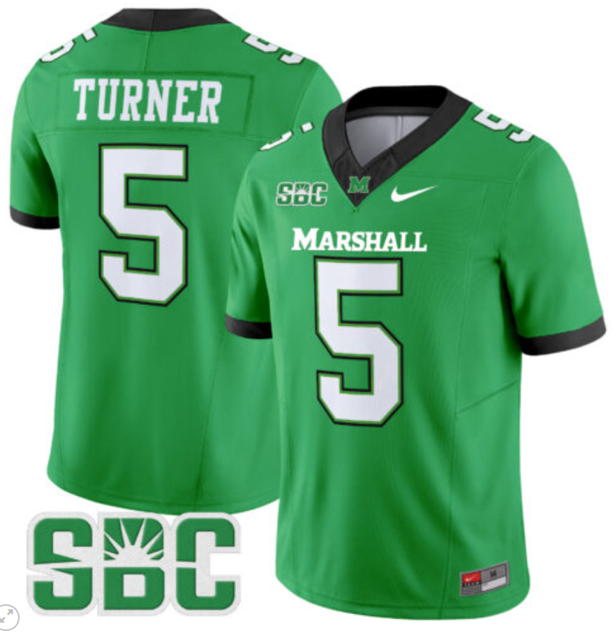 Jaden Yates Jersey #30 Marshall Thundering Herd Vapor Limited Football All Sitched Alternate - Image 3