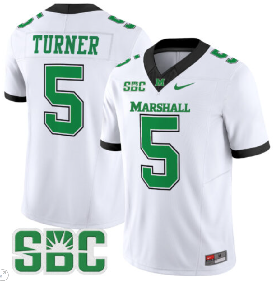 Jaden Yates Jersey #30 Marshall Thundering Herd Vapor Limited Football All Sitched Alternate - Image 2