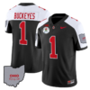 Buckeyes Jersey #1 Ohio State Rose Bowl Patch Football V3 Stitched Alternate