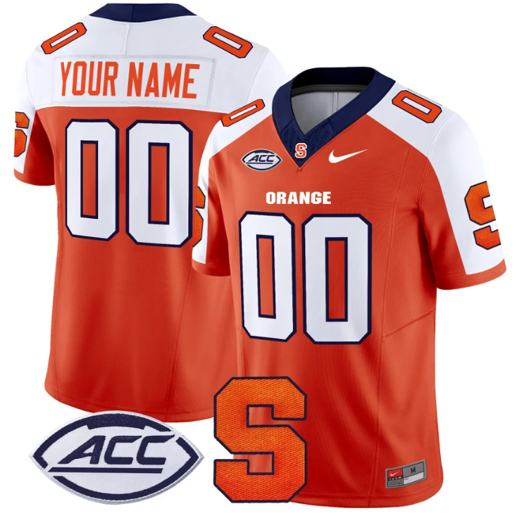 Custom Syracuse Orange Jersey Name and Number Vapor Limited College Football Stitched Alternate - Image 4