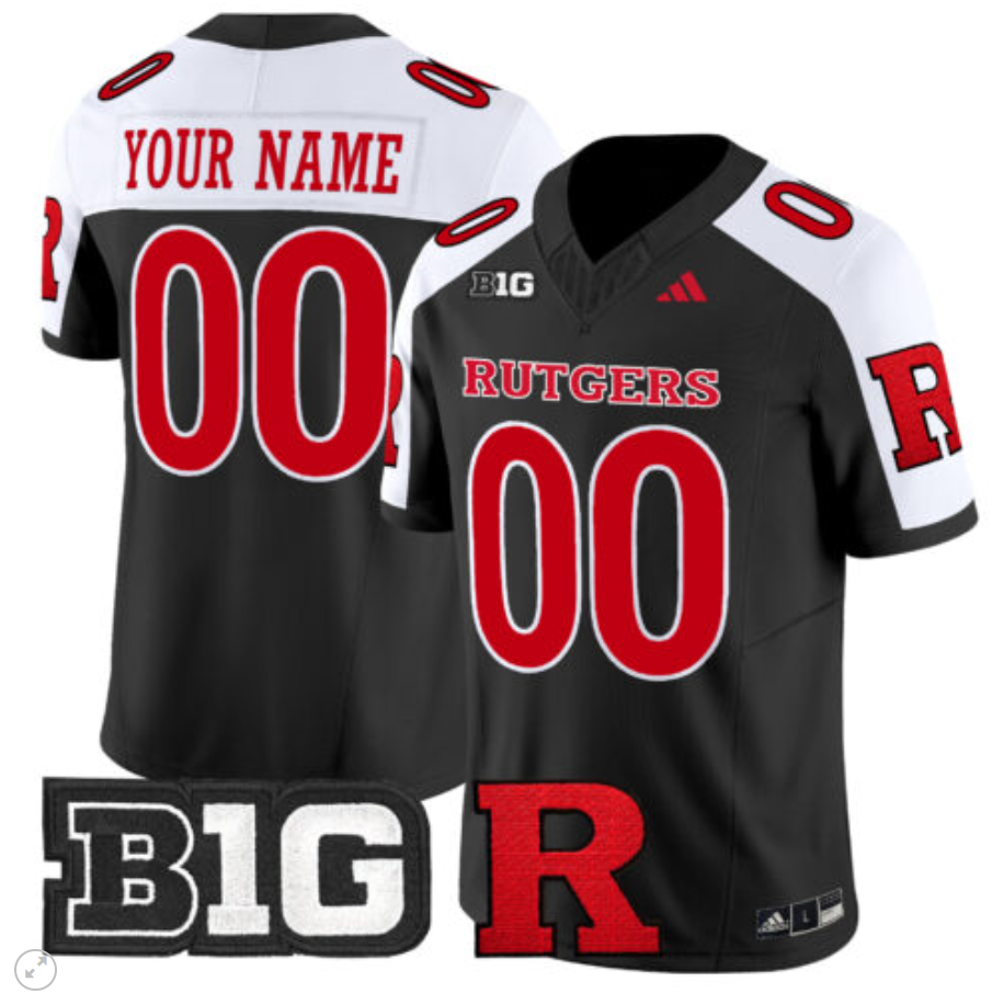 Custom Rutgers Scarlet Knights Jersey Name and Number Vapor Limited Football All Sitched Alternate