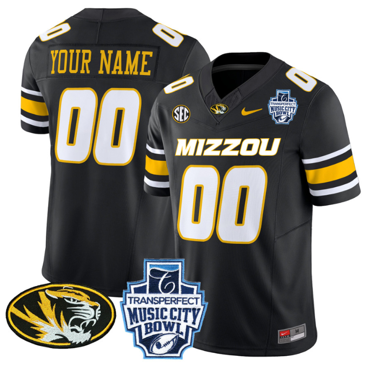 Custom Missouri Tigers Jersey 2024 Music City Bowl Football Alternate - Image 5