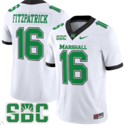 Alternative view of Christian Fitzpatrick Jersey #11 Marshall Thundering Herd Vapor Limited Football All Stitched Alternate