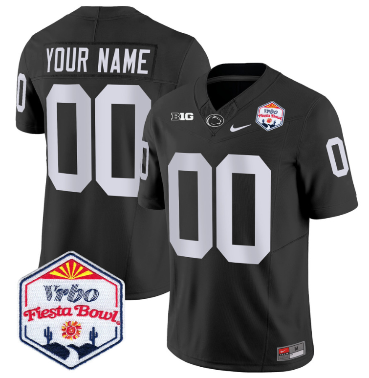 Custom Penn State Nittany Lions Jersey 2024 Fiesta Bowl Patch Vapor Football Alternate - Image 5