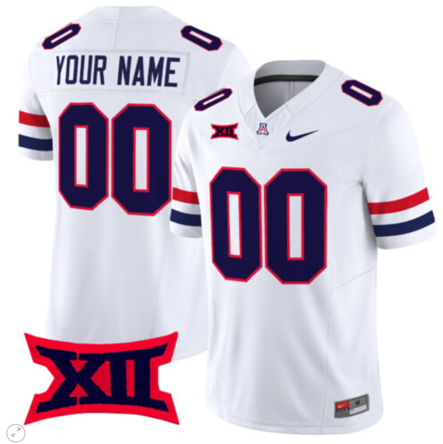 Custom Arizona Wildcats Jersey Name and Number Vapor Limited Football Alternate - Image 2