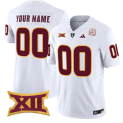 Alternative view of Custom Arizona State Sun Devils Jersey Name and Number Vapor Limited College Football Alternate