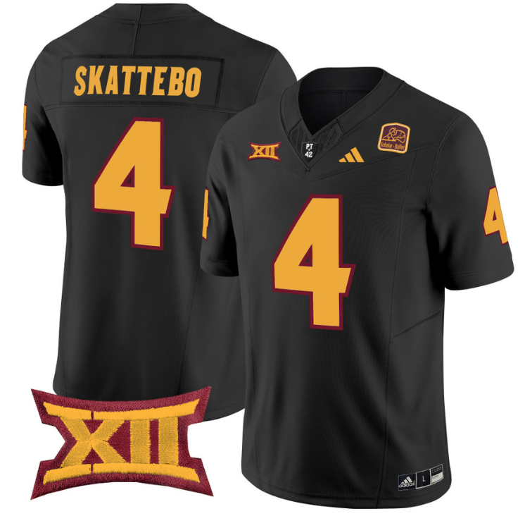 Cam Skattebo Jersey #4 Arizona State Sun Devils Vapor Limited College Football Alternate - Image 6