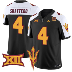 Cam Skattebo Jersey #4 Arizona State Sun Devils Vapor Limited College Football Alternate
